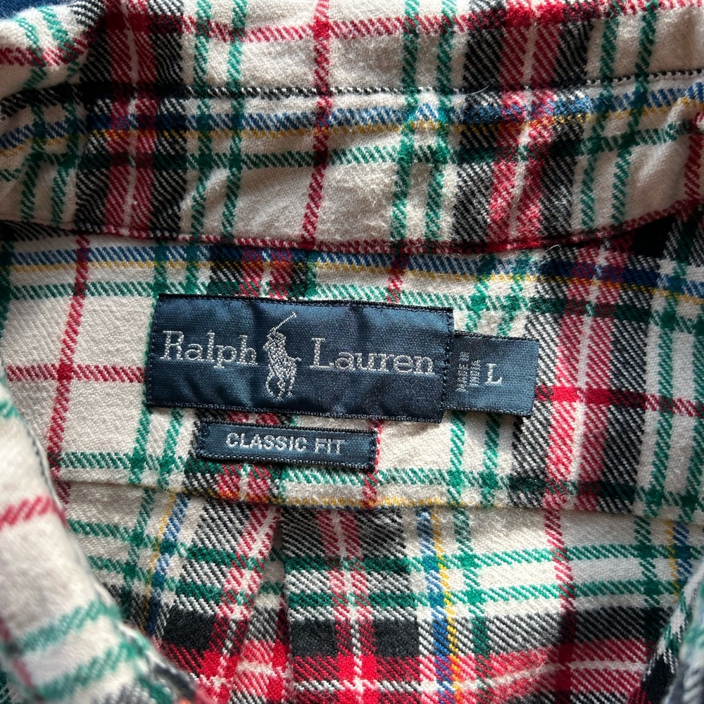 Vintage Ralph Lauren flannel size large - Picture 10 of 14